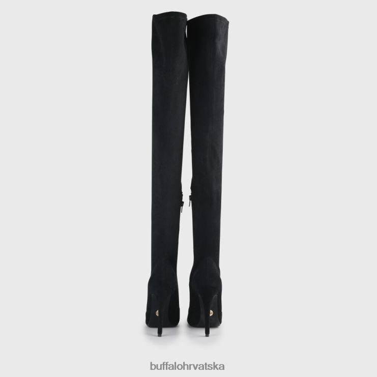 crno Buffalo marjorie vegan preko koljena |čizme TDD6T103
